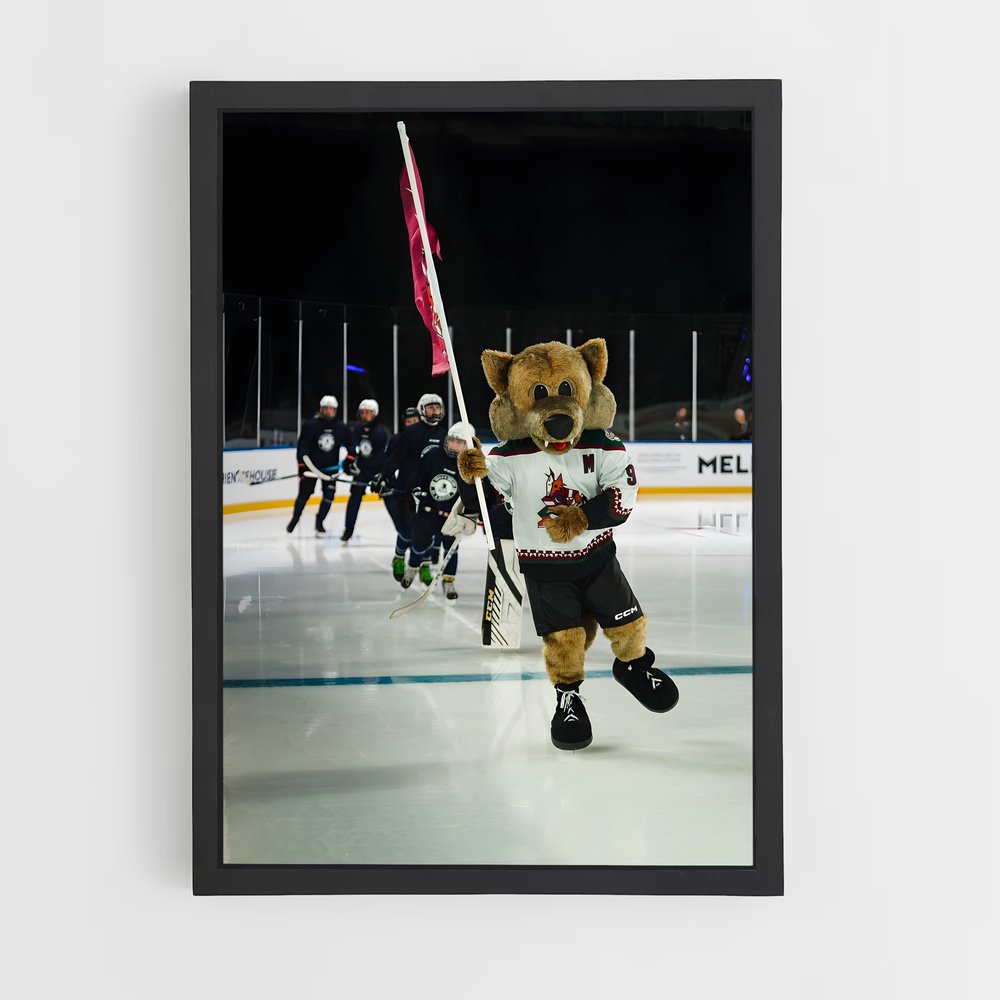 Poster Teddy Powerplay – affiche Hockey sur glace (vue 2)